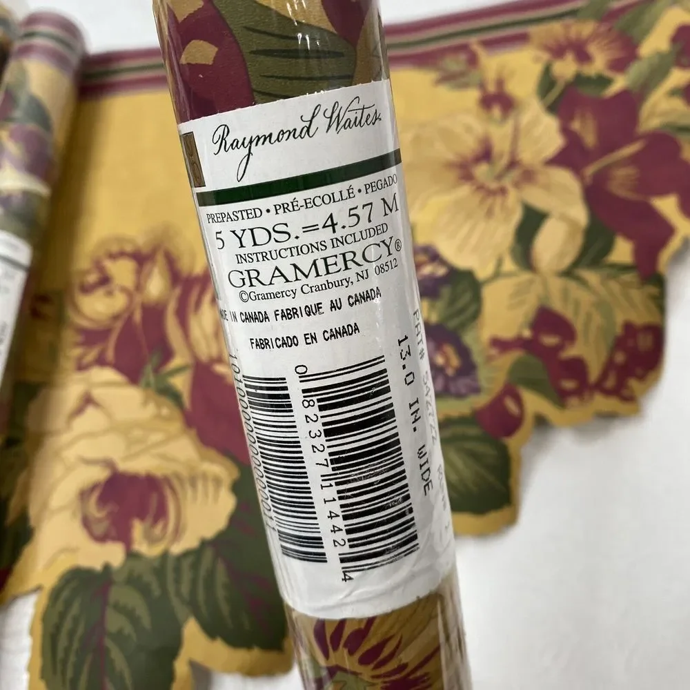 3 Rolls Raymond Waites Gramercy Wallpaper Border
